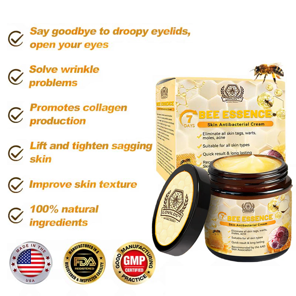 š„LOVILDS⢠Bee Essence Skin Antibacterial Creamāused to treat a variety of skin diseases (AAD recommended).