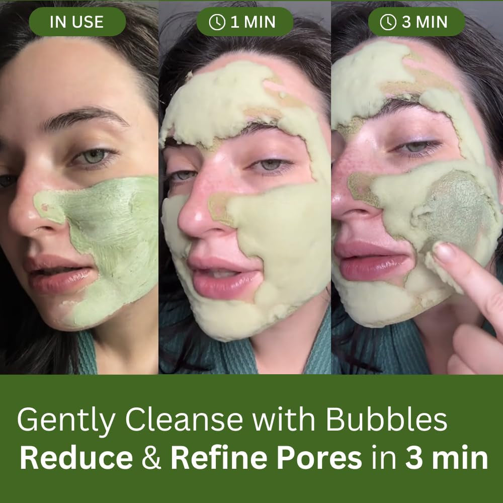 Holy Basil & Oxygen Bubble Mask - Gentle Detox for All Skin Types