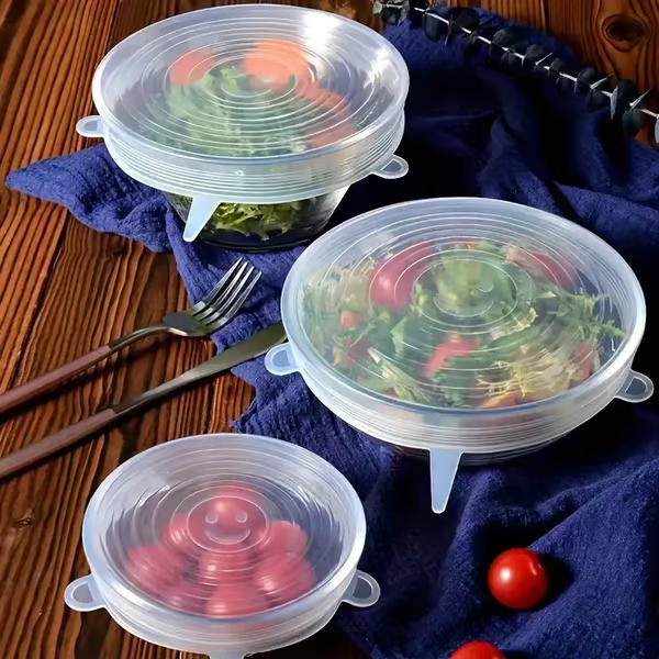 🔥Silicone Cover Stretch Lids Reusable Airtight Food Wrap Covers
