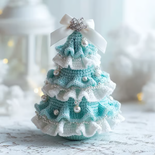 🎄 DIY Crochet Christmas Tree Kit – Create Your Own Holiday Magic