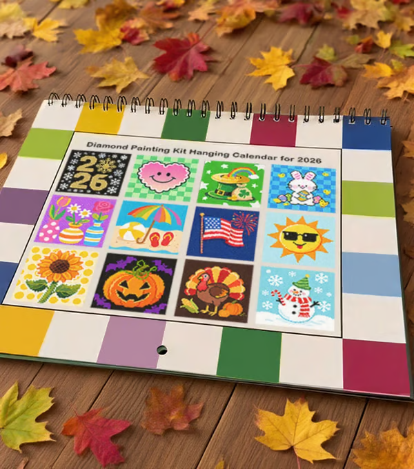🔥LAST DAY SALE 70% OFF-📅2026 Wall Calendar Diamond Painting Kit (Beginners Friendily)