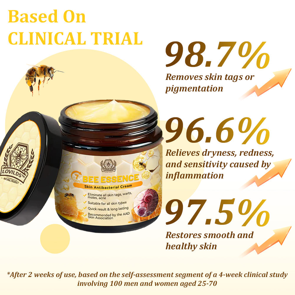 š„LOVILDS⢠Bee Essence Skin Antibacterial Creamāused to treat a variety of skin diseases (AAD recommended).