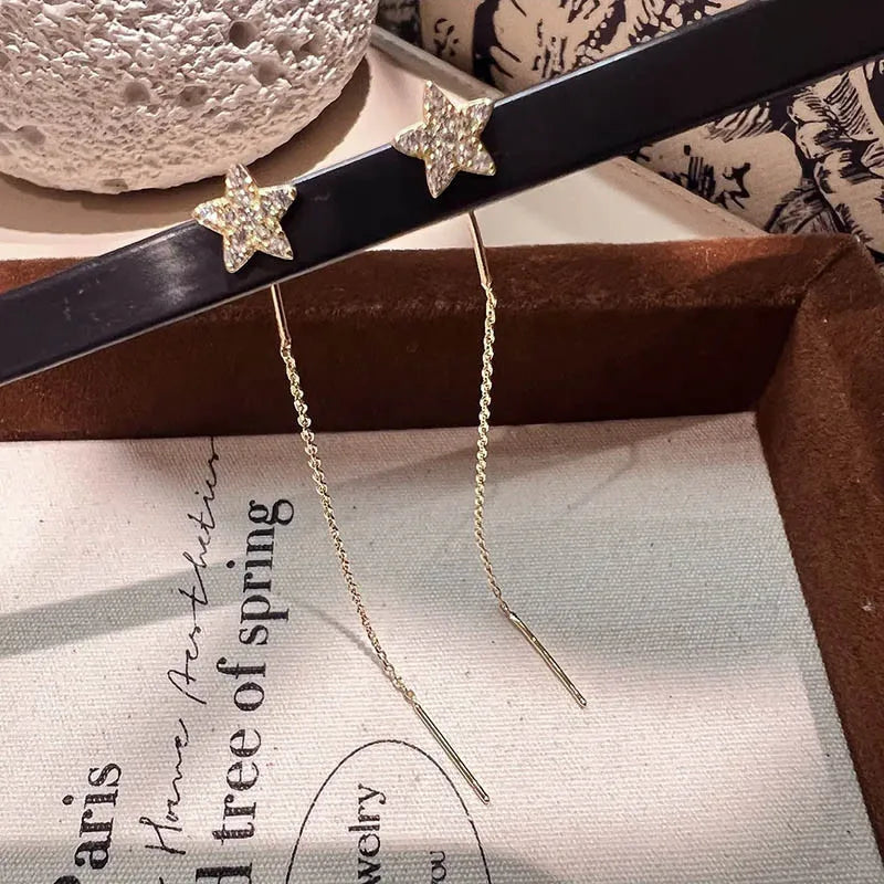 【BIG SALE】Women's Fashionable Zircon Ball Pendant Earrings