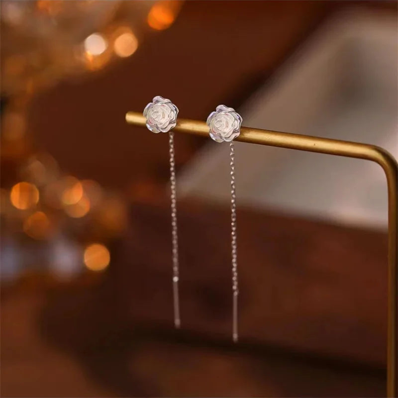 【BIG SALE】Women's Fashionable Zircon Ball Pendant Earrings