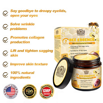 🔥LOVILDS™ Bee Essence Skin Antibacterial Cream—used to treat a variety of skin diseases (AAD recommended).