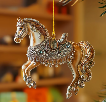 🔥Last 4 Hours 🎁Handmade Horse Christmas Ornament