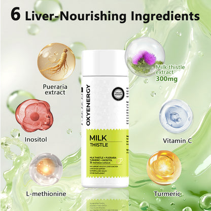 🌿Liver Detox Formula with Milk Thistle & Vitamins – 90 Caps