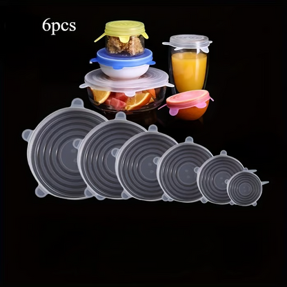 🔥Silicone Cover Stretch Lids Reusable Airtight Food Wrap Covers