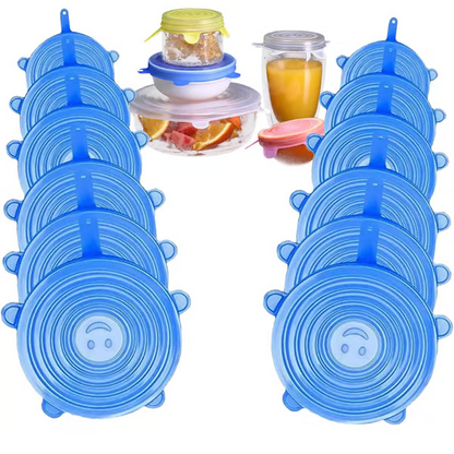 🔥Silicone Cover Stretch Lids Reusable Airtight Food Wrap Covers