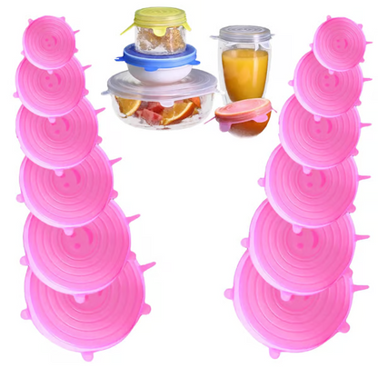 🔥Silicone Cover Stretch Lids Reusable Airtight Food Wrap Covers