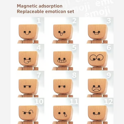 🔥Last Day 70% OFF✨Handmade Shaking Wooden Doll😆 - Sways with 12PCS Magnetic Emojis 🔥Last Day 60% OFF✨Handmade Shaking Wooden Doll😆 - Sways with 12PCS Magnetic Emojis